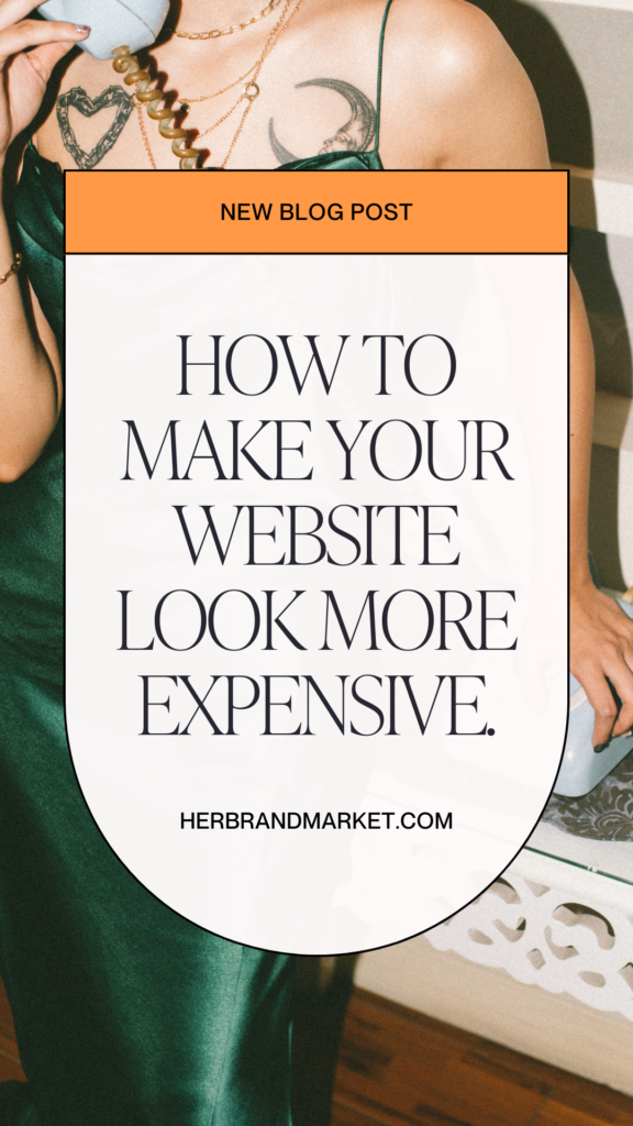 How to make your website look more expensive